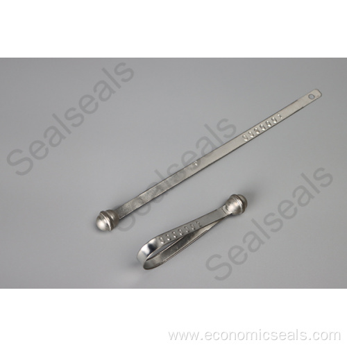 Economical Fixed Length Flat Metal Security Seals